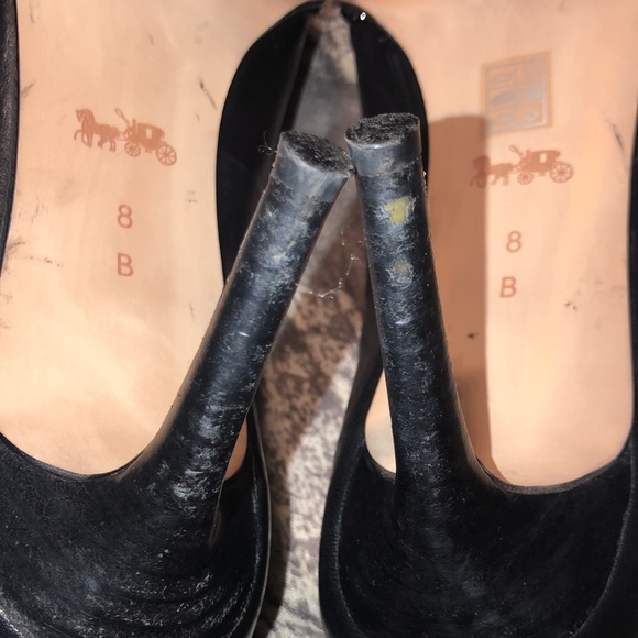 Coach heels with bead chain trim - Picture 12 of 15